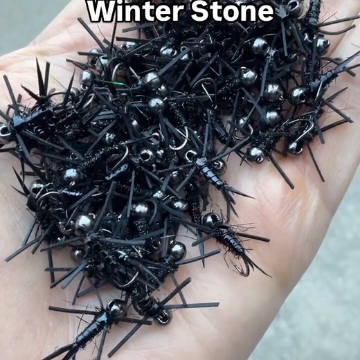 Need a stonefly that actually gets down? This Black Sparkle Stone sinks quick and carries a subtle tinsel flash that trout key in on without spooking them. | Redd's Flies