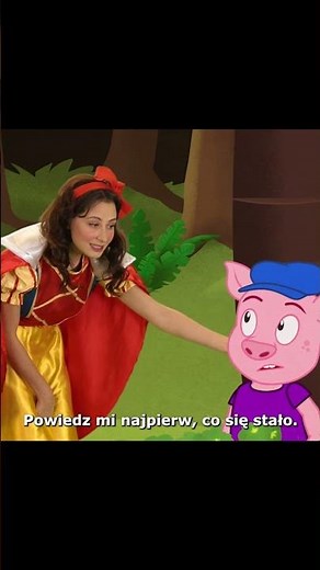 Zagubiona Świnka! 🐷🌲 Królewna Śnieżka Część 1 #shorts