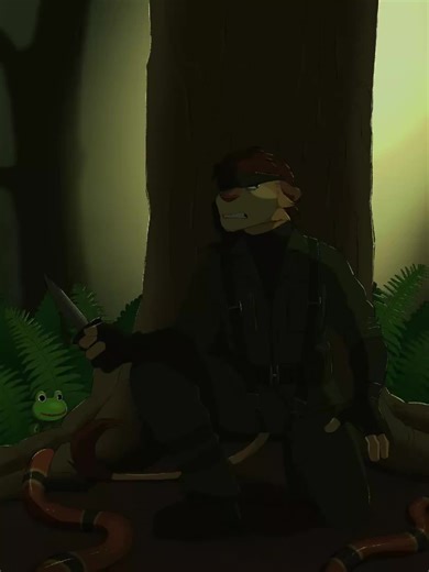 Hello! First time posting on tiktok, wow. Just finished the #mgs3 remake and was really positively surprised (I went in completely blind) so it left me inspired to draw my fursona in Snake's place. Hope you enjoy! 🐍 #furry #furryart #speedpaint #metalgearsolid