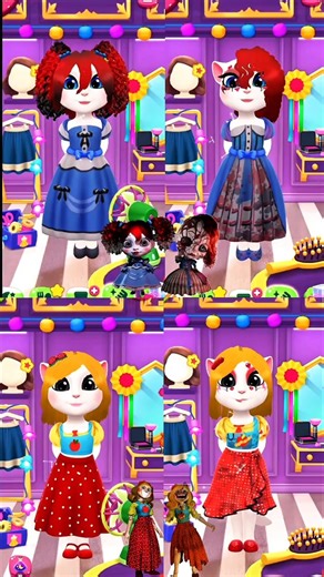 Poppy Playtime 5 in My Talking Angela2 cute puppy Eyes 🥺#poppyplaytime #cute#poppy#makeup#puppyeyes