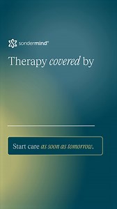 With nationwide insurance coverage, matching with the right therapist has never been easier. | SonderMind