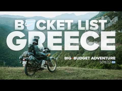 Bucket list adventure riding in Greece | BIG, BUDGET ADVENTURE S01E02
