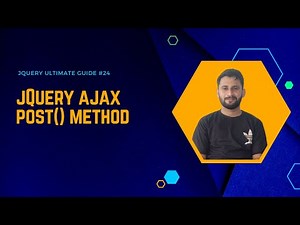jQuery Ajax POST Method Explained in Hindi | The Ultimate Guide | Part 24
