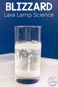 Winter Blizzard Lava Lamp Experiment