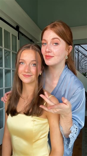 Geena Hunt 🦋 on Instagram: "My little sister’s first prom 🥹💛 She wanted pretty natural makeup and simple hair- she’s so cute!! @anastasiabeverlyhills brow pencil @benefitcosmetics brow wax and setting spray @saiebeauty glowy super gel and lip liner @natashadenona warm palette @narsissist concealer @makeupforever face palette @makeupbymario blush and setting powder @hourglasscosmetics blush and lip liner @yslbeauty waterproof mascara @dolcegabbana_beauty lipstick @thebkbeauty @hourglasscosmeti