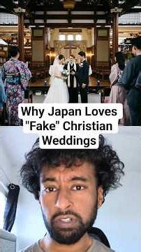 Why Japan Loves "Fake" Christian Weddings? #history #japan #religion