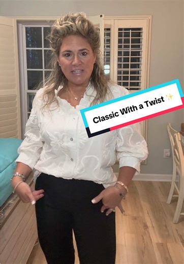 Cherry Betty Embroidered White Button Top | Elegant Chic Soft, elegant, and effortlessly put together 🤍✨ This Cherry Betty embroidered white button top adds the prettiest detail to any outfit—perfect for work, brunch, or everyday wear. #WhiteTop #ElegantStyle #OOTD #ChicFashion #EverydayElegance@Cherrybetty