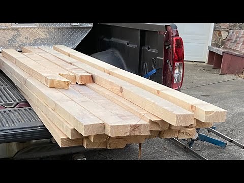 Chainsaw Milling Dimensional Lumber! - 2x4s