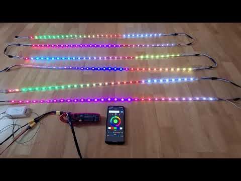 SP105E + WS2815 - 180LED (6x30LED)