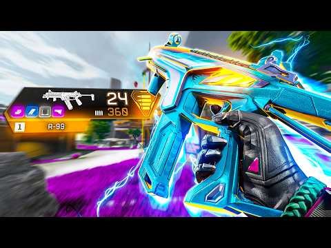 The Purple Laser R-99 is "Aimbot" on Controller