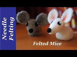 How to Needle Felt For Beginners. A Needle Felting mouse