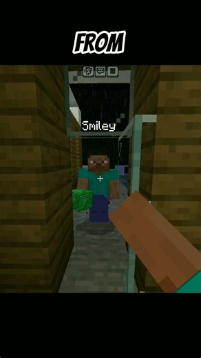 From in Minecraft 😱 #shorts #minecraft
