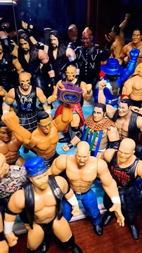 WWF Jakks Pacific BCA Wrestling Figures #VintageToys #WWE #Shorts #fyp #Hobby #Collection #Toys