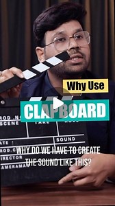 Anuj Bansal | Why Use Clapboard? A clapboard is used in filmmaking to sync audio and video during editing by providing a visual and audible cue for... | Instagram