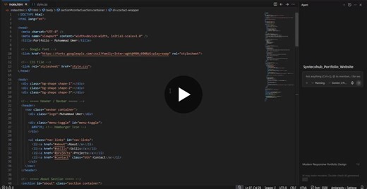 #syntaxhub #internship #webdevelopment #frontend #html5 #css3 #uiux #portfolio #glassmorphism #learningjourney | Umer Akhlaq