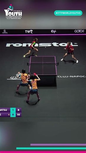 Kokomi Ishida and Cocona Muramatsu (JPN) in the U15 Girls’ Doubles