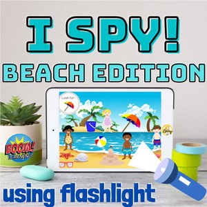 I spy! (using flashlight) | Beach Edition