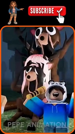 ROBLOX,PEPE MANAGED TO SET UP A DATE FOR DEER ❤️ #roblox #shortfilms #robloxanimation ❤️ #roblox