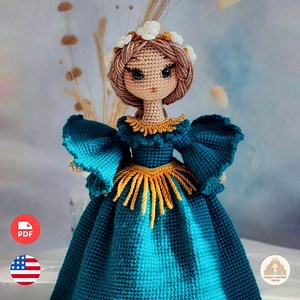 Crochet Pattern Amigurumi Doll – Princess Aurora PDF Digital Pattern - Etsy
