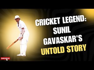 Sunil Gavaskar: The Pioneer of Indian Cricket | Full Biography