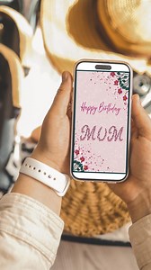Animated Happy Birthday Mum Card, Floral Design (digital Download) - Etsy Canada