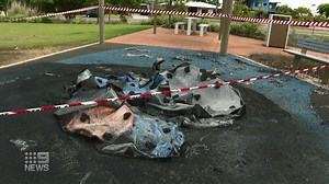 PLAYGROUND FIRE: Police are investigating three separate fires set to playgrounds across Palmerston overnight. It's reignited politcal debate about whether enough is being done to tackle crime. | 9 News Darwin