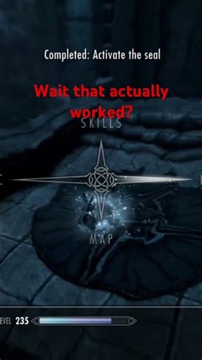 Welp that’s one way to unlock the tower I guess. #gaming #gamer #skyrim #myrwatch