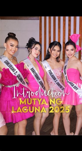 Introduction of Candidates: Mutya ng Laguna 2025 pageant officially kicked off with its much-anticipated Sashing Ceremony and Press Presentation held at the Cultural Center of Laguna in Sta. Cruz. #pageanttalk | Pageant Talk