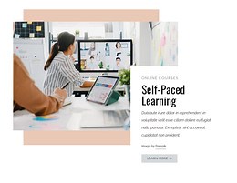 Self-paced learning - Template by Nicepage