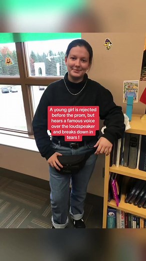 A young girl is rejected before the prom, but hears a famous voice over the loudspeaker and breaks down in tears ! #truestory #LearnOnTikTok Did you know | infos everyday