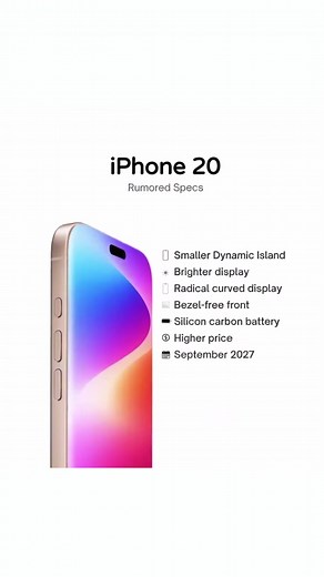 iPhone 20 Radical Curved Redesign — 2027 Leaks & Foldable Future