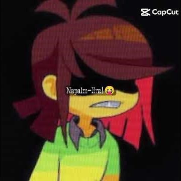 frisk Kris and chara #flypシ#deltarune#undertale#huntrix