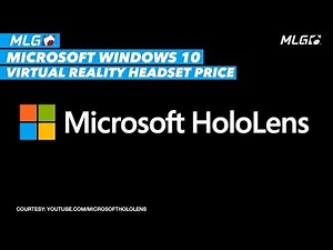 Microsoft announced the pricing for their upcoming Windows 10 VR headset.