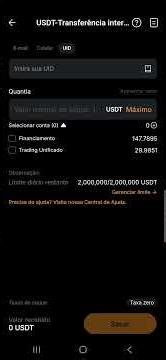 P1 - Como transferir dólares para outro usuário na BYBIT