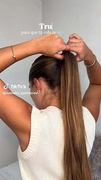 Truco para elevar tu cola de cabello | Tutorial de peinado