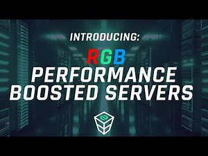 Introducing - RGB Performance Boosted Servers!