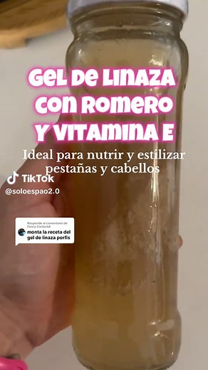 Gel de Linaza y Romero: Cuida tu Cabello y Pestañas