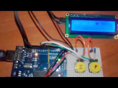 Cronómetro con display LCD 1602