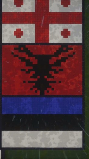 Day 54–55: Albania 🇦🇱 & Estonia 🇪🇪 Flags | Minecraft