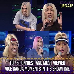 2.6M views · 52K reactions | Before the year ends, we are giving you a blast of good vibes! Here are the top 5 most viewed funny moments of the Unkabogable Star Vice Ganda on It's Showtime: For more EXCLUSIVE videos, visit itsshowtime.abs-cbn.com! | ABS-CBN | Facebook