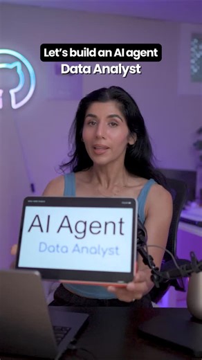 Sundas Khalid on Instagram: "Part 1: Let's build a real AI Data Analyst from scratch 📈 ㅤ This is Part 1 of my Build AI Agent series where we build practical, working agents using Python, LangChain, and OpenAI. ㅤ Comment which agent you want to see next? ㅤ Follow for the next part ㅤ #aiagents #python #openai #dataanalytics"