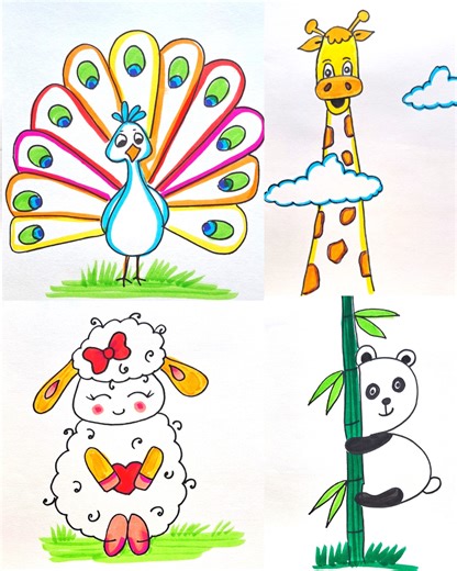 510K views · 4.7K reactions | DIY Simple and easy drawings for kids | Craftmerint | Facebook