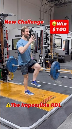 The Impossible RDL Challenge! Oblique Slings Single Leg RDL with Barbell #workout