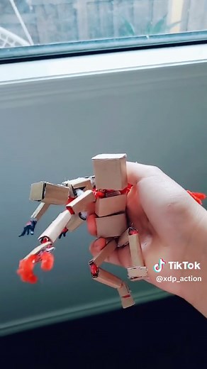 Action Figure Doll Made of Cardboard - How To Tutorial