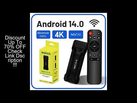 MX10-K Global Android TV Stick Google TV Dual Wifi 4k 4K Media Player Infra Remote control Fire Stic
