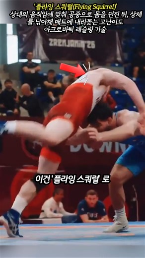 단 7초 남기고 나온 날다람쥐 기술, 레슬링 최고의 버저비터