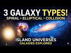 3 Types of Galaxies Explained 🌌 | Spiral, Elliptical & Colliding “Island Universes”