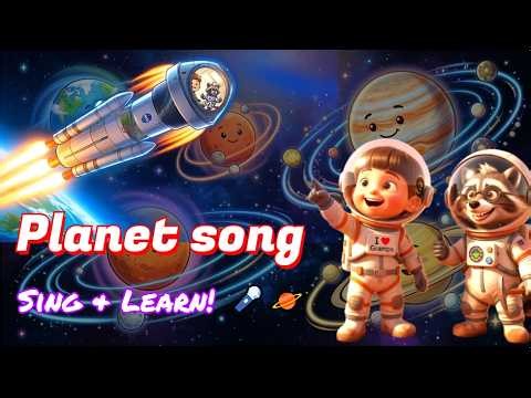 Spin Around the Sun REMASTERED 🌞 | Planets Song + Karaoke Sing Along 🎤🚀 (FULL VIDEO)