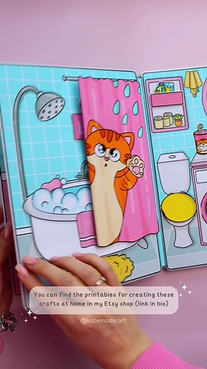 Відео користувача Paper Dolls•Crafts•Printables (@katemade.art) з композицією «For Kids - V_Production»