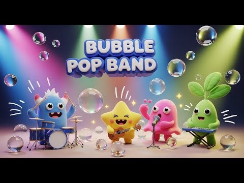 The Bubble Pop BandThe Bubble Pop Band | Fun Musical Bubble Song for Kids | Jingle Buddies